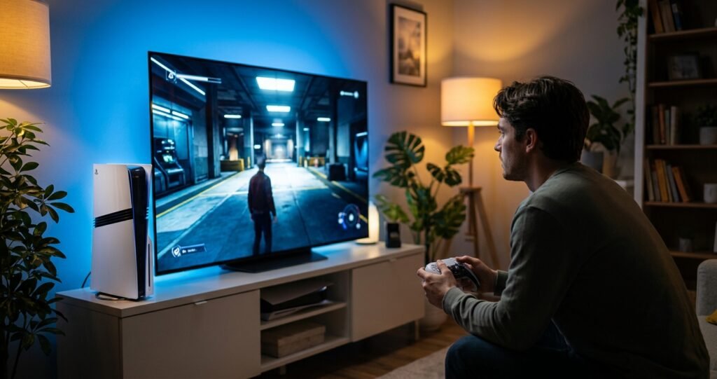 Gemini_Generated_Image_9f657x9f657x9f65-1024x541 Melhores Consoles de 2026 e o Futuro da Próxima Geração: PS5 Pro, Xbox Series X, Switch 2 e o que vem em 2027