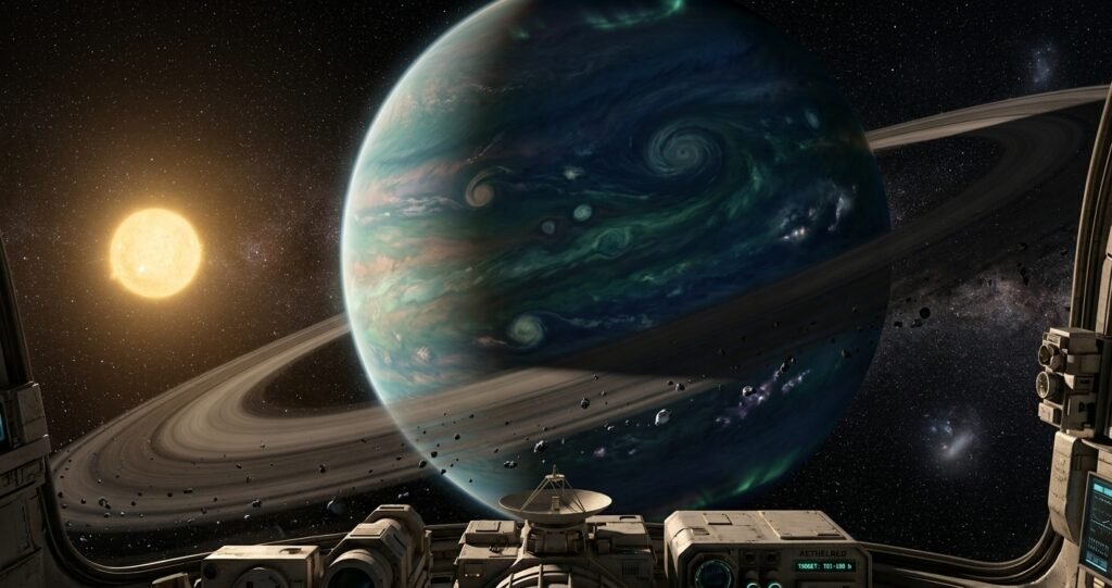 TOI-199.-Gigante-Gasoso.1-1024x541 James Webb encontra atmosferas "impossíveis" em exoplanetas e reescreve o que sabíamos sobre mundos distantes